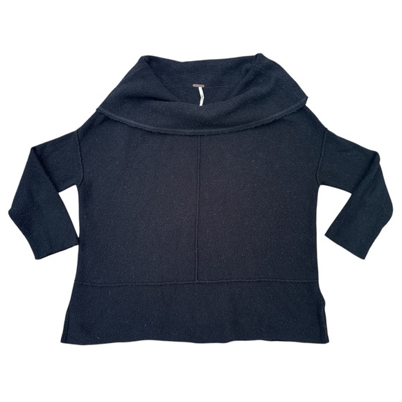 Free People Women's Black Sweater - Picture 1 of 2